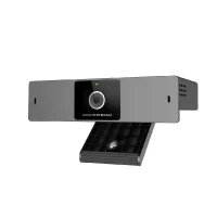 Right-side view of Grandstream GVC3212 Video Conferencing Device mounted on TV