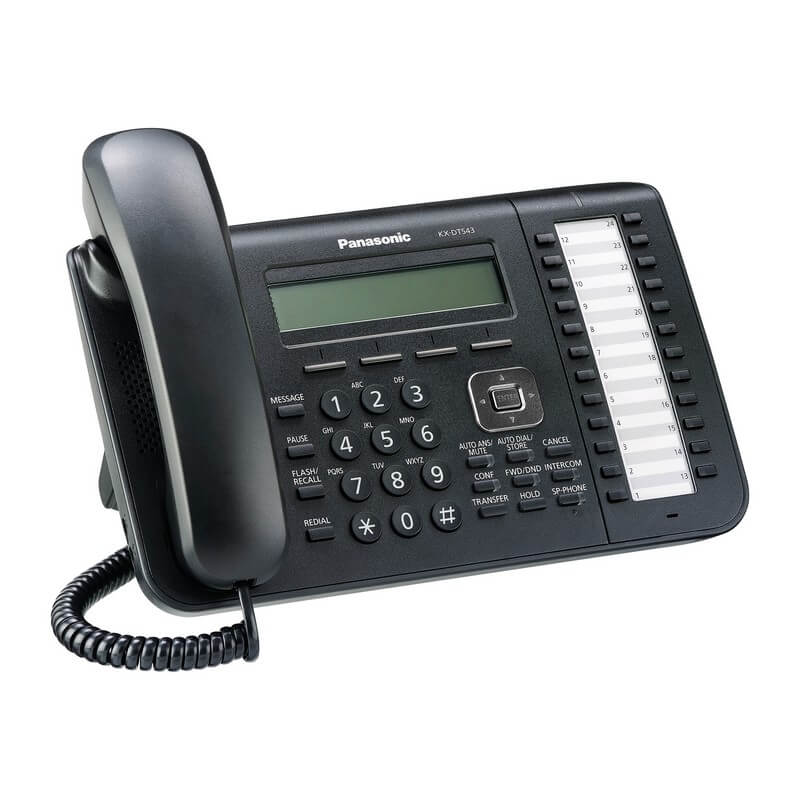Panasonic KX-DT543 Digital Telephone - Black White - Refurbished in Pakistan - Image 3