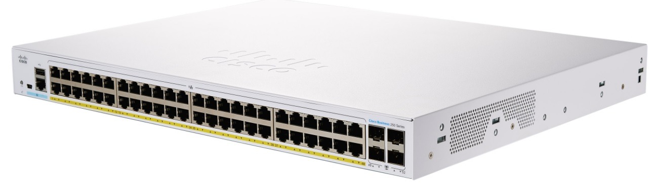 Cisco CBS250-48P-4X Price in Pakistan | 48-Port PoE Switch | SKYRS
