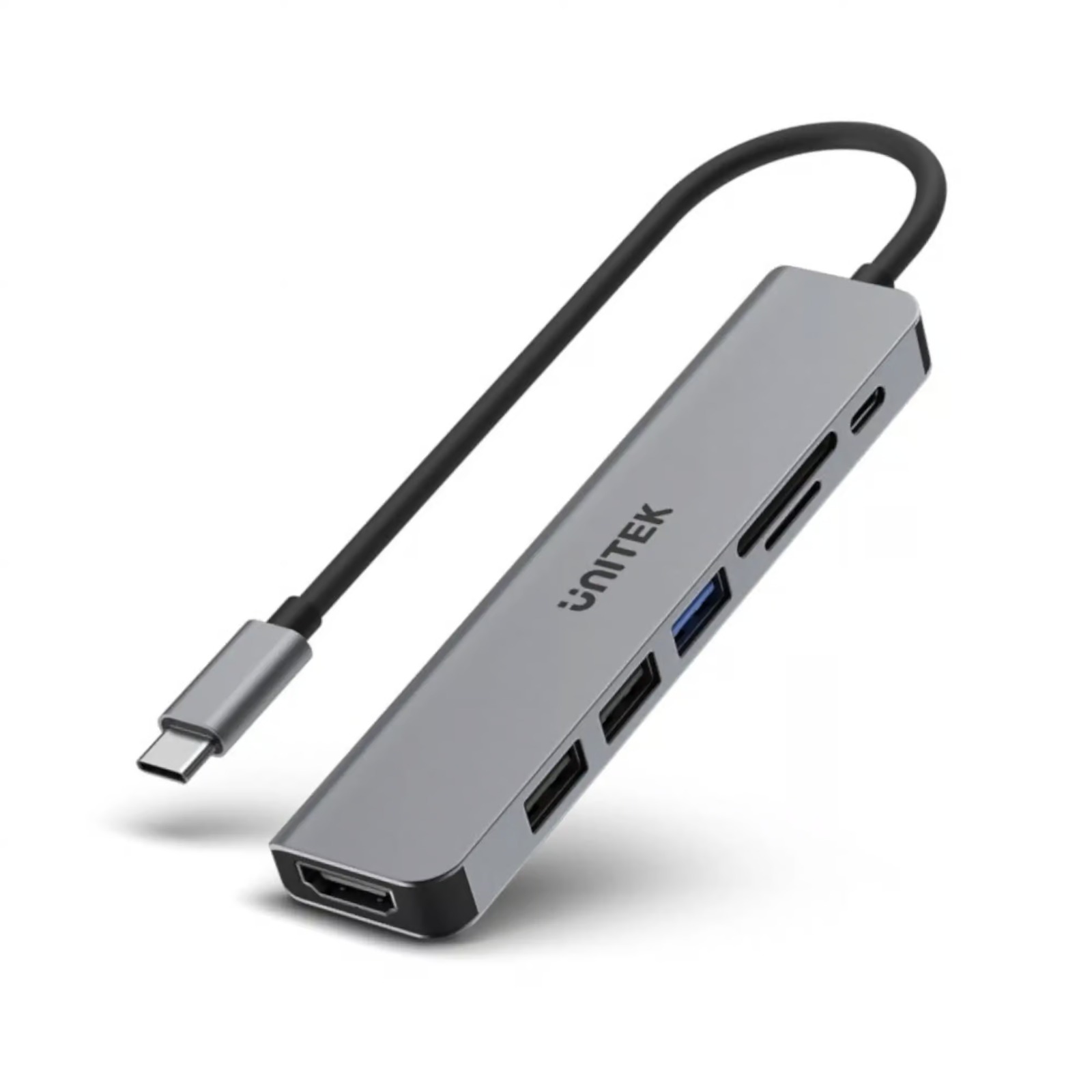 UNITEK uHUB S7+ 7-in-1 USB-C Hub (4K HDMI & 100W PD) Price in PK