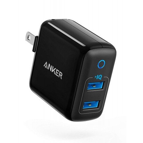 Anker PowerPort II 2 Ultra-Compact 24W Wall Charger at Skyrs.com.pk.
