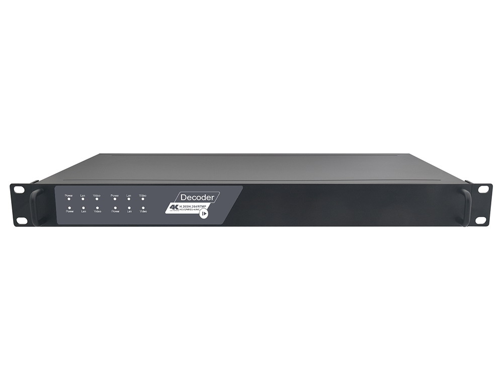1U Rack H.265 4K HDMI VGA CVBS Decoder Price in Pakistan - Image 2