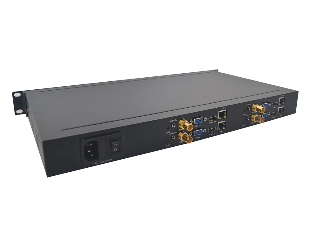 1U Rack H.265 4K HDMI VGA CVBS Decoder Price in Pakistan - Image 4