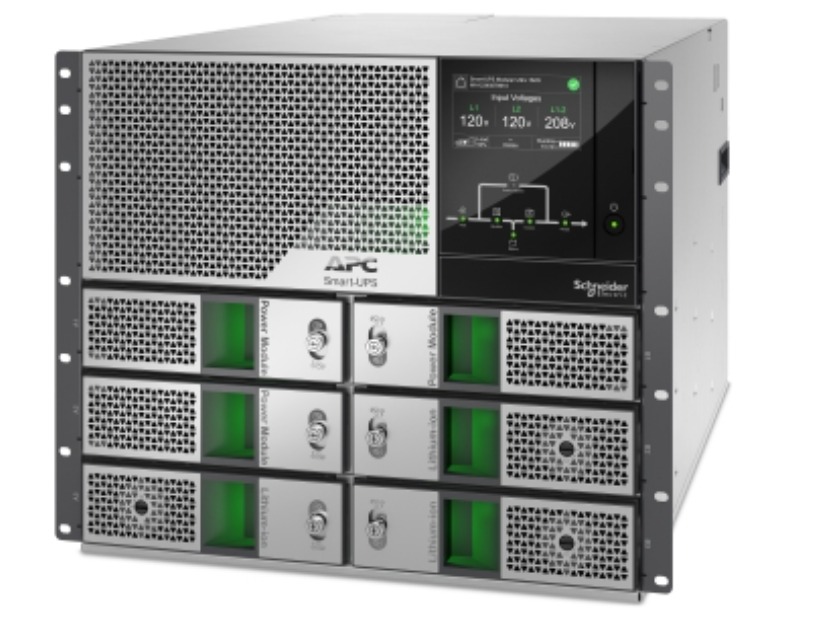 APC SRYL20K20RMXLT APC Smart-UPS Modular Ultra, On-Line, 20kW scalable to 20kW N+1, Lithium-ion, Rackmount 12U, 208/240V, Network Management, w/ External battery chassis SRYL20K20RMXLT