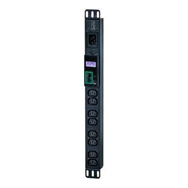 APC EPDU1016M APC Easy Rack PDU, Metered, 1U, 1 Phase, 3.7kW, 230V, 16A, 8 x C13 outlets, IEC60320 C20 inlet EPDU1016M