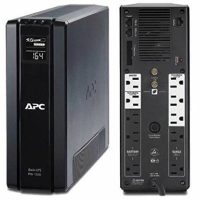APC BR1500G APC Back-UPS Pro, 1500VA/865W, Tower, 120V, 10x NEMA 5-15R outlets, AVR, LCD, User Replaceable Battery BR1500G