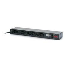 APC AP7920B APC NetShelter Switched Rack PDU, 1U, 1PH, 2.3kW 230V 10A or 2.5kW 208V 12A, 8 C13 outlets, C14 cord AP7920B