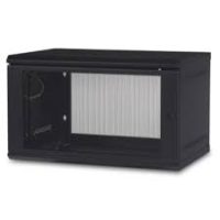 APC AR106 APC NetShelter 6U Wallmount Rack Enclosure Cabinet, Single Hinged, Switch Depth, Unassembled AR106