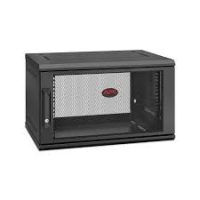 APC AR106SH4 APC NetShelter 6U Wallmount Rack Enclosure Cabinet Single Hinged Switch Depth AR106SH4
