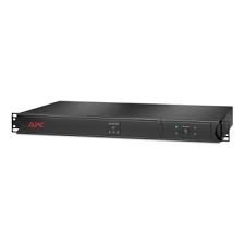 APC SC500RM1U APC Smart-UPS, Line Interactive, 500VA, Rackmount 1U, 120V, 4x NEMA 5-15R outlets, Short Depth SC500RM1U