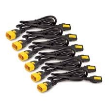 APC AP8702S-WWX590 Power Cord Kit (6 ea), Locking, C13 TO C14, 0.6m, Blue AP8702S-WWX590