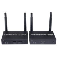Exvist ITS2WV 1080P@60FPS Wireless HDMI & VGA Extender – 656ft Range, 1-to-8 Receivers, Dual Output Support