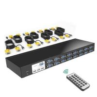 MT-VIKI 16-Port USB VGA KVM Switch 1U Rackmount with Cables Price in Pakistan